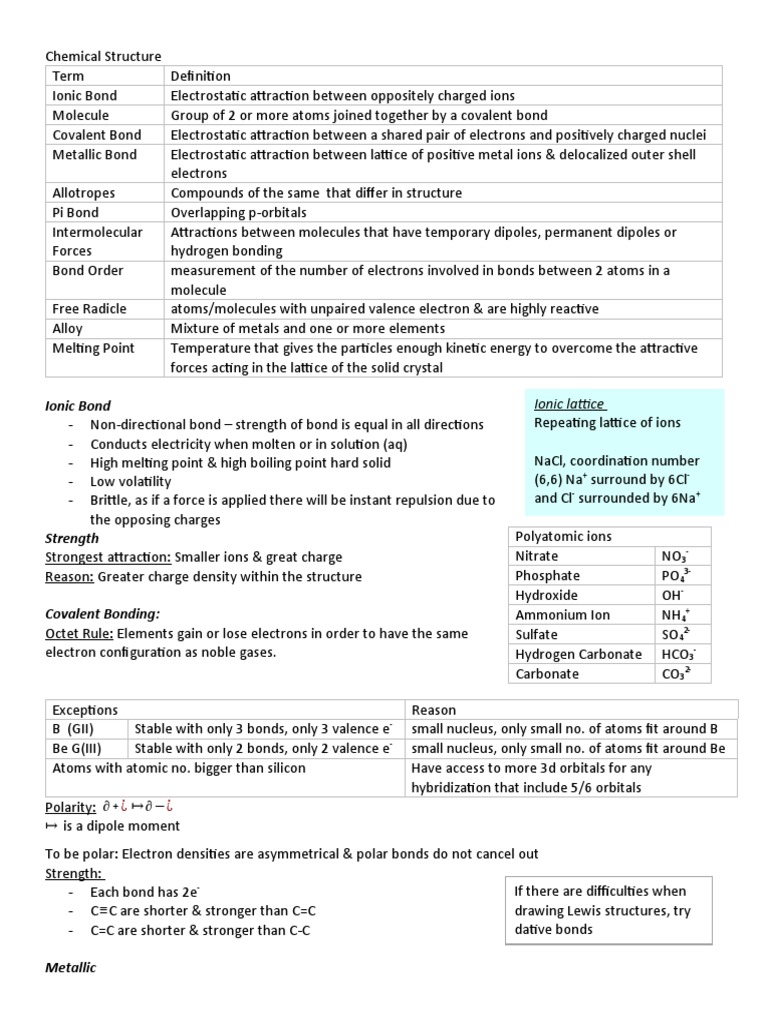 Chemical Structure | PDF