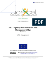 Quality Assurance and  Risk Management Plan