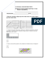 AVALIAÇÃO DE MATEMÁTICA ADAPTADA 4º BIMESTRE