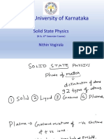 Class 01 - Introduction To Solid State Physics