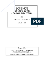 MLL Study Materials Science Class X Term 2 2022