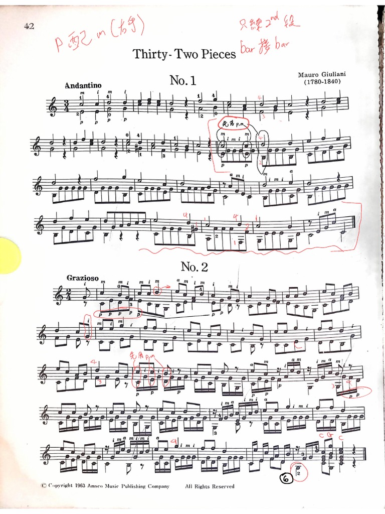 Collection of Music Classical Guitar PDF