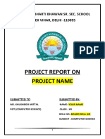 Project File Format