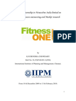Fitness One Report