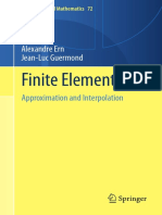 (Texts in Applied Mathematics 72) Alexandre Ern, Jean-Luc Guermond (Auth.) - Finite Elements I - Approximation and Interpolation (2021, Spring