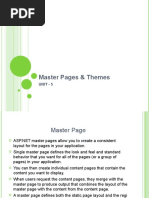 Unit 5 - Master Pages & Themes1