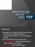 Phonetik Der Deutschen Sprache