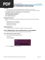 2.5.2.5 Lab - Authentication Authorization Accounting