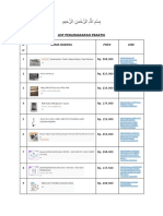 List Perlengkapan