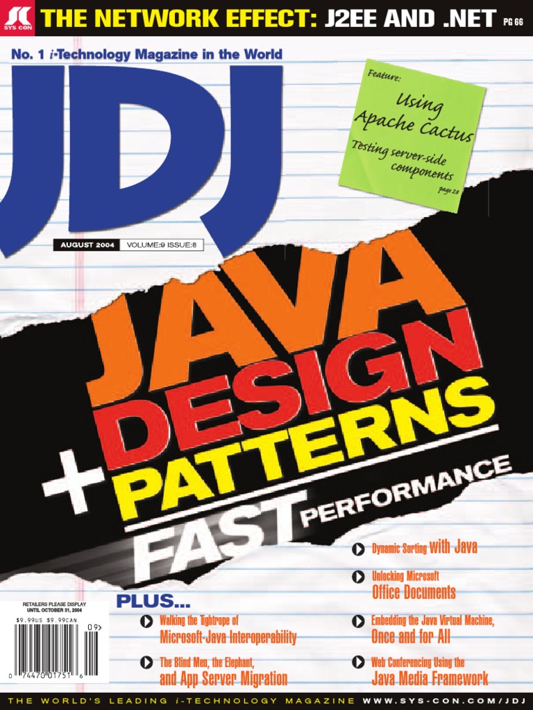 (Java Developers Journal 2004-8 Vol. 9 Iss. 8) - (2004) | PDF | Java ...