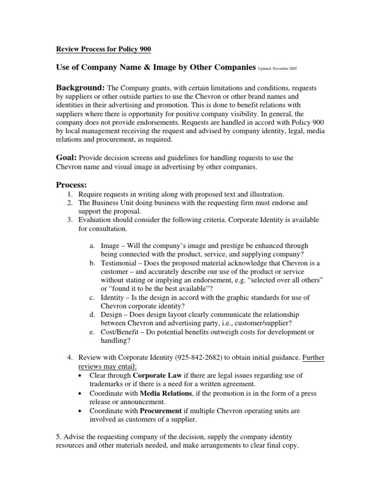 Policy Review Process | PDF