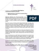 Coordinación de Comunicación Social: Ofrece DIF Xalapa Servicios Oftalmológicos A Personas de Escasos Recursos