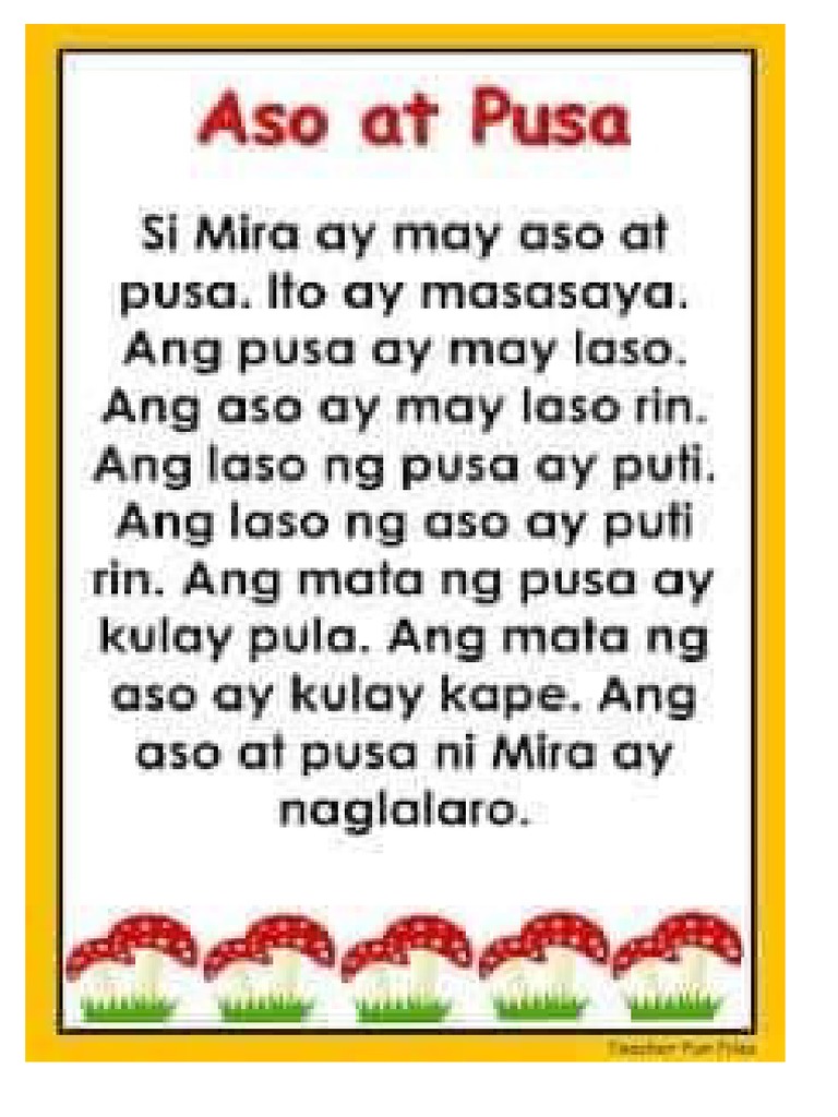 Pagsasanay Sa Pagbasa (Set 3) | PDF