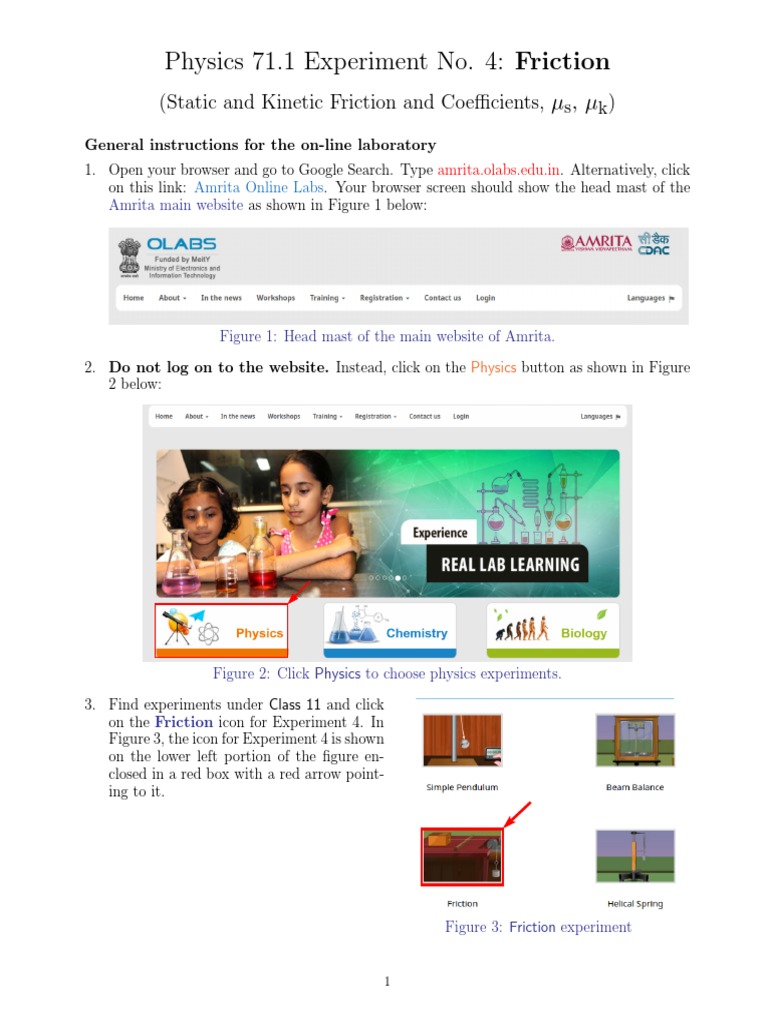 Friction Pdf Friction Force