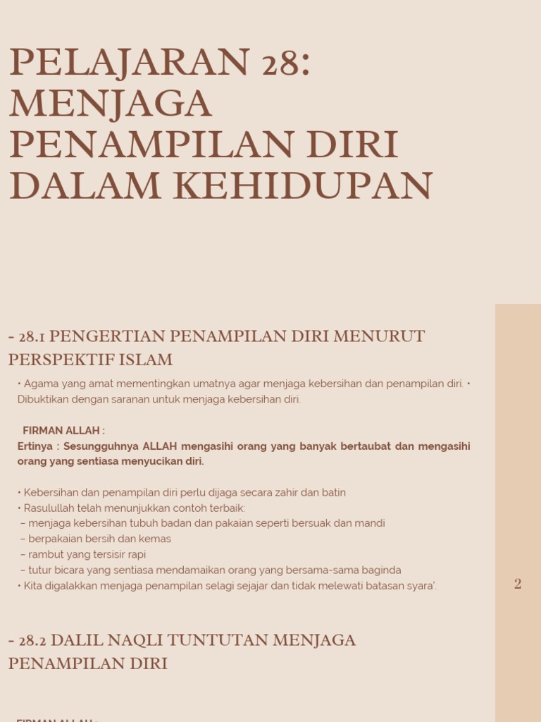 Menjaga Penampilan Dalam Kehidupan Sibuk
