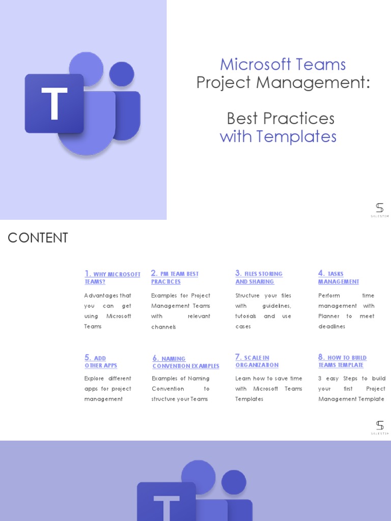 Microsoft Teams Project Management Guide | PDF | Computer File ...