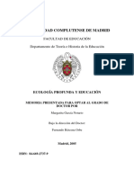 Margarita García - Ecología Profunda y Educación