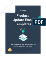 Product Update Email Templates
