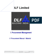DLF Limited: I. Procurement Management