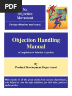 Download Objection Handling Manual1 by Nagendran Balasubramanian SN61105359 doc pdf