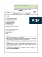 EDP-OP-PETS 020 Perforación Diamantina Con Tuberias de 5 FT en Horizontal H200