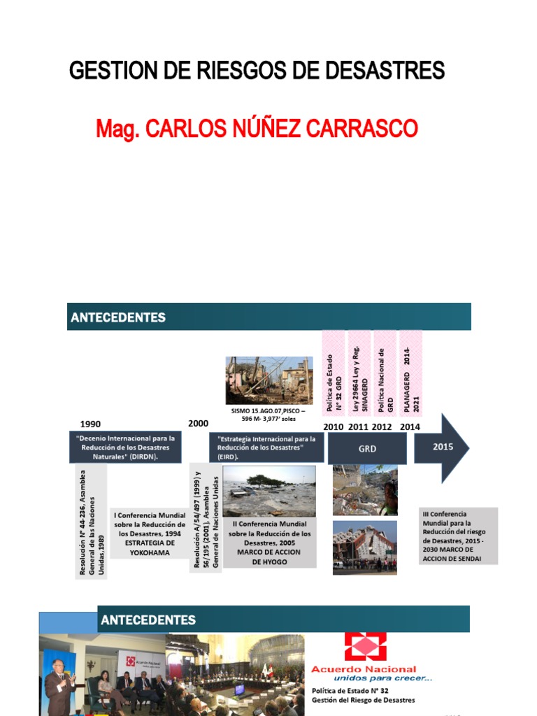 Gestión de Riesgos de Desastres en Ecuador | PDF | Reducción de ...