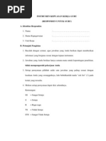 Download Instrumen Kepuasan Kerja Guru by hiens megantara SN61105736 doc pdf