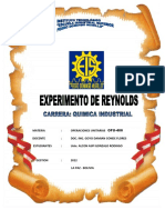 Informe de Opu Exp de Reynolds