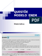 Enem Questões Matemática 1 Ensino Médio