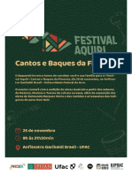 Festival Aquiri Cantos e Baques Da Floresta