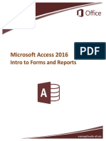 Access 2016: Forms and Reports