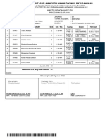 Cetak KRS Mahasiswa 26 Agustus 2022