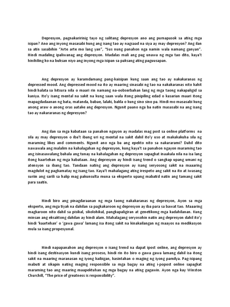 Depresyon | PDF