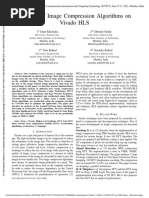 Analysis of Image Compression Algorithms On Vivado HLS