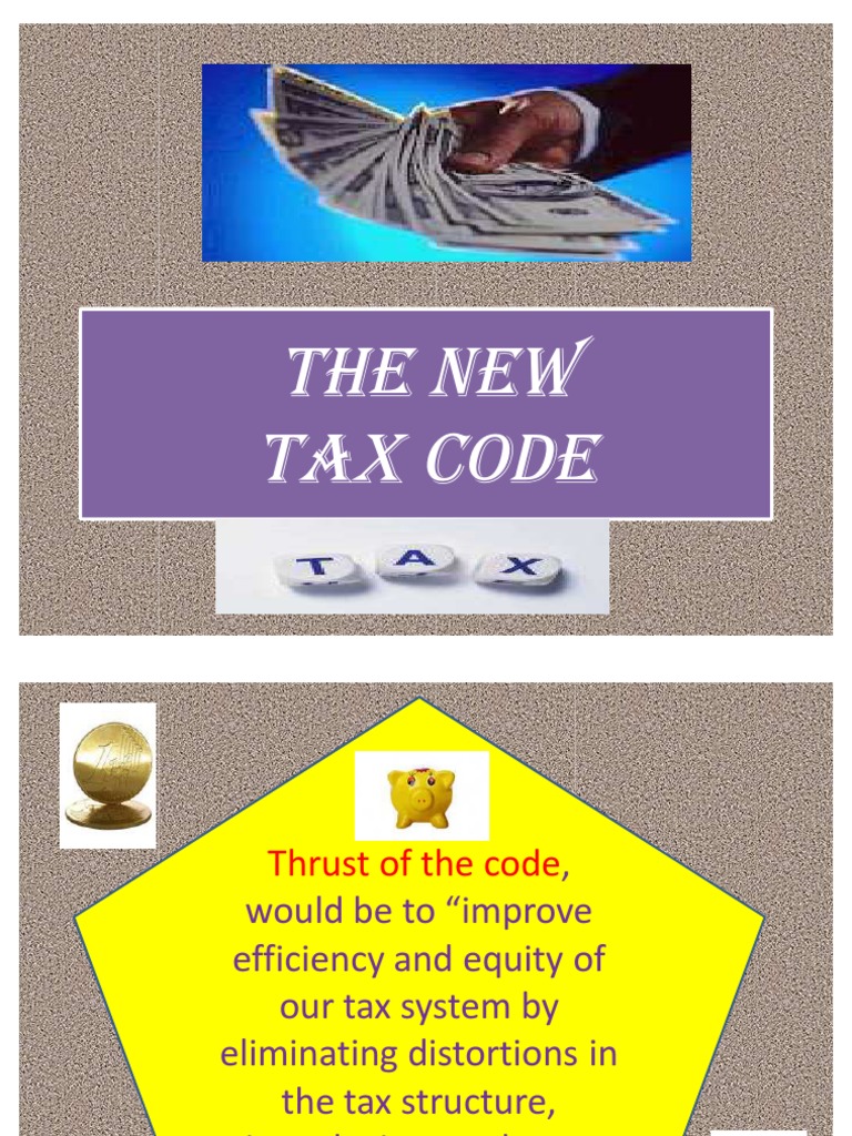 The New Tax Code | PDF | Finance & Money Management