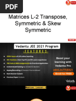 JEE ADVANCED 2023 - Matrices & Determinants | PDF | Determinant ...