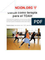 Danza Como Terapia para El TDAH