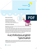 Materi Ajar Kelas 5 Rasul Allah Idolaku