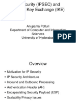 IP Security (IPSEC) and Internet Key Exchange (IKE)