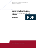 Sync Generator Rotor Position Estimation