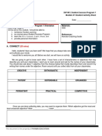 SSP 001 - 1 - Orientation SAS