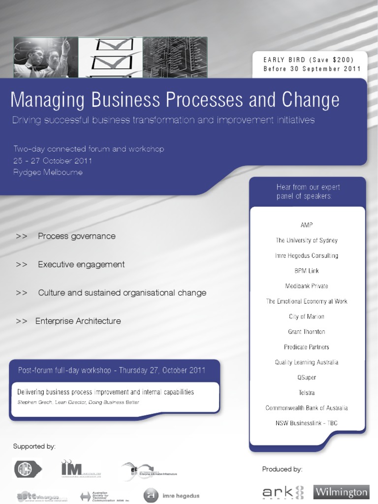 The Issues Behind Business Process Management and Change | PDF