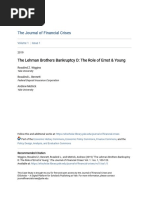 The Lehman Brothers Bankruptcy D - The Role of Ernst & Young