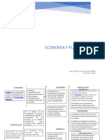 Economía y planificación: cuadro sinóptico