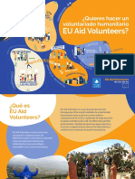 Oportunidades de voluntariado humanitario con EU Aid Volunteers