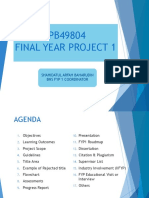 1. FINAL YEAR PROJECT 1 Briefing