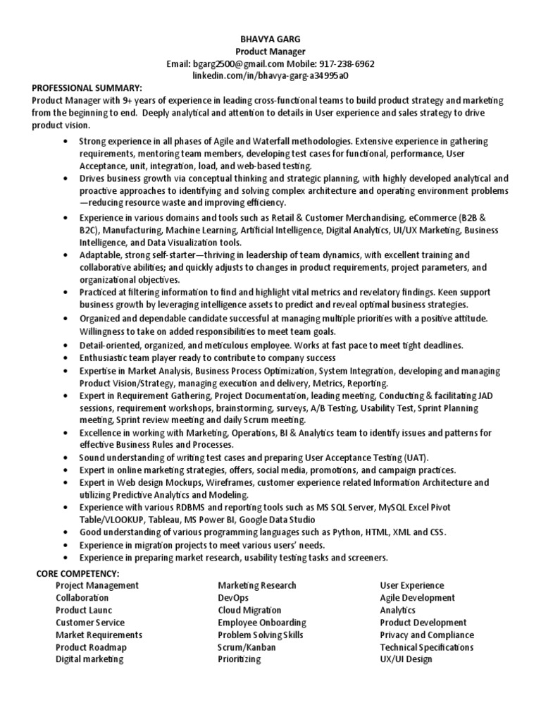 bhavya-garg-product-manager-professional-summary-pdf-analytics