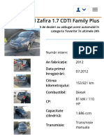 Opel Zafira 1.7 CDTI Family Plus