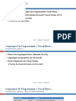 Introdução à Linguagem Visual Basic e Ferramenta Visual Studio