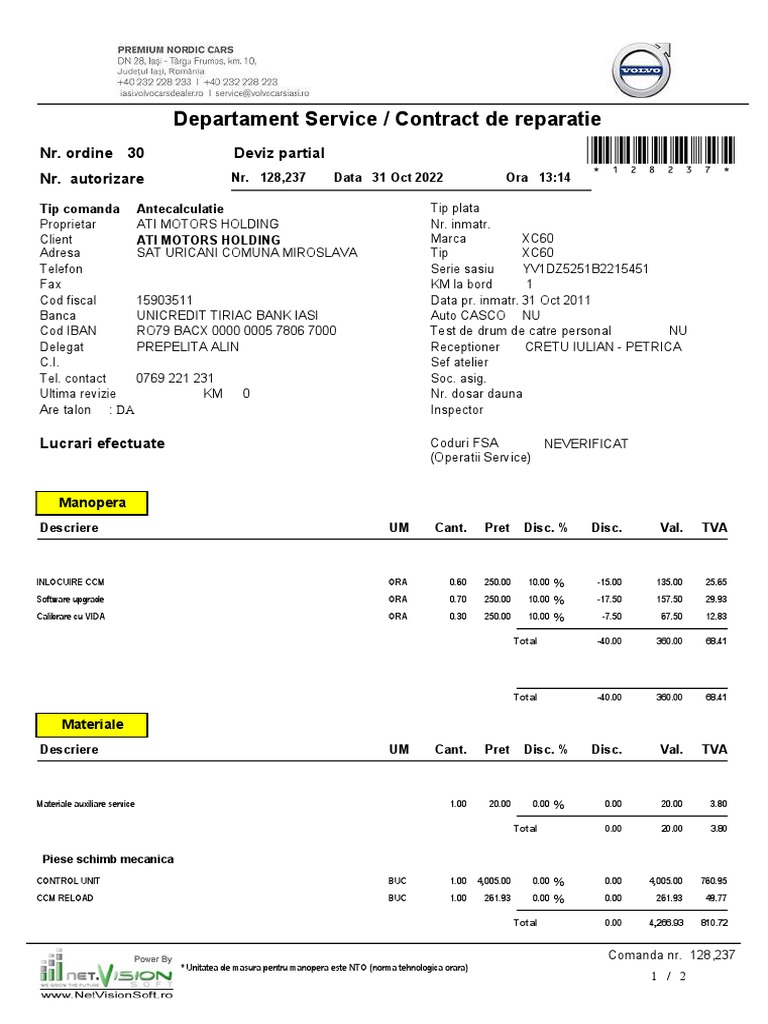 Deviz Modul CCM XC60 | PDF